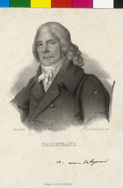 Charles Maurice Herzog Talleyrand-Périgord von Artist Unknown