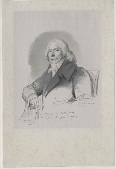 Charles Maurice Herzog Talleyrand-Périgord von Artist Unknown