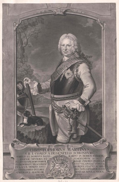 Christoph Martin Graf von Degenfeld-Schonburg von Artist Unknown