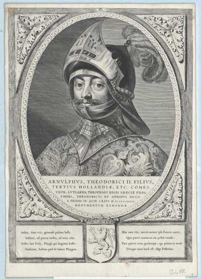 Graf von Holland Arnulf II von Artist Unknown