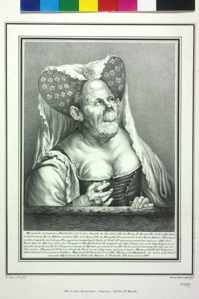 Gräfin von Tirol Margarete Maultasch von Artist Unknown
