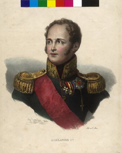 Kaiser von Russland Alexander I. von Artist Unknown