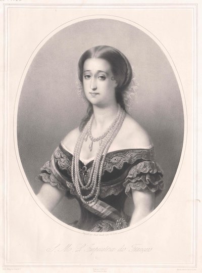 Kaiserin von Frankreich Eugénie von Artist Unknown