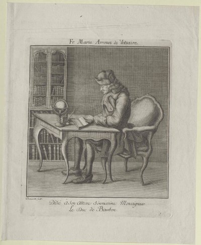 François Marie Arouet Voltaire von Artist Unknown