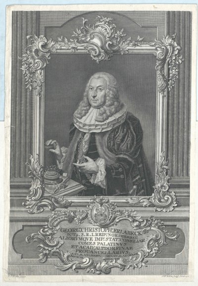George Christoph Erlabeck von Artist Unknown