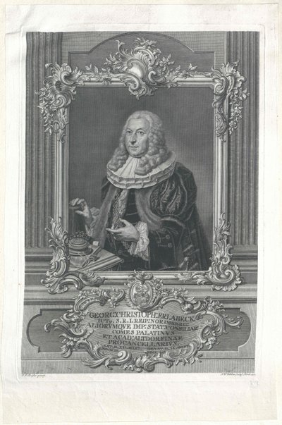 George Christoph Erlabeck von Artist Unknown