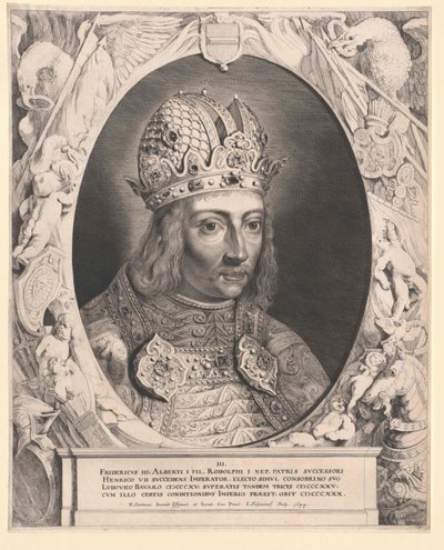 Deutscher König Friedrich III. der Schöne von Artist Unknown