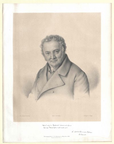 Gotthilf Heinrich von Schubert (Druck) von Artist Unknown