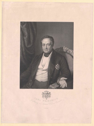 Großherzog von Sachsen-Weimar-Eisenach Karl Friedrich von Artist Unknown