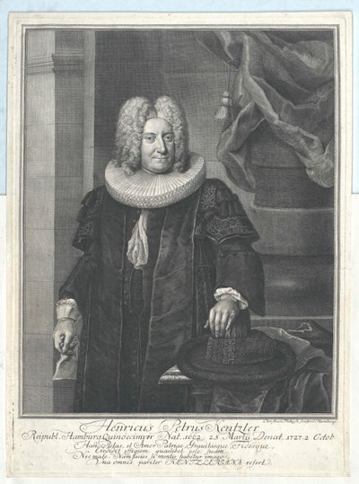 Henry Peter Kentzler von Artist Unknown