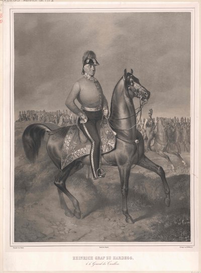 Heinrich Graf Hardegg von Artist Unknown