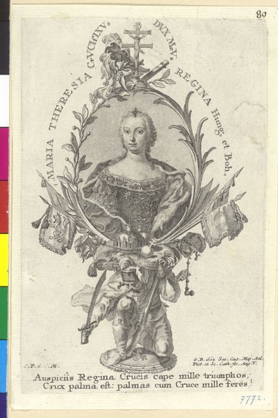 Heilige Römische Kaiserin Maria Theresia von Artist Unknown