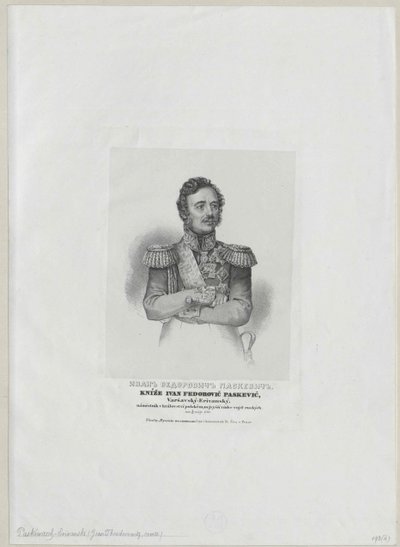 Iwan Graf Paskevich-Erivan von Artist Unknown