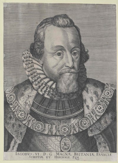 Jakob I König von England von Artist Unknown