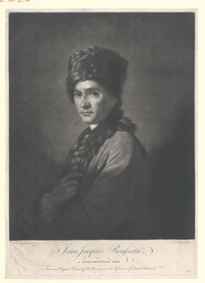 Jean-Jacques Rousseau von Artist Unknown