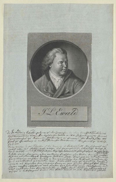 Johann Ludwig Ewald von Artist Unknown