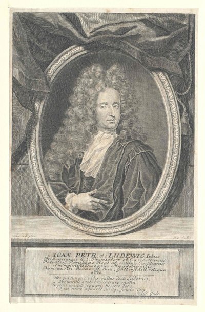 Johann Peter von Ludewig (Druck) von Artist Unknown