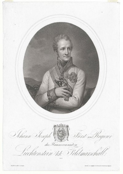 Johann Graf von Liechtenstein von Artist Unknown