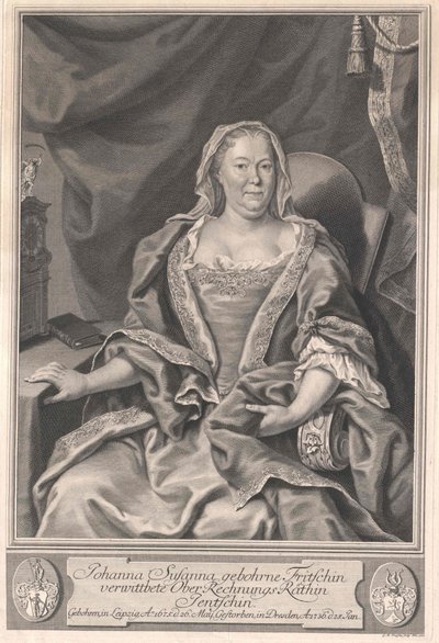 Johanna Susanna Fritsch von Artist Unknown