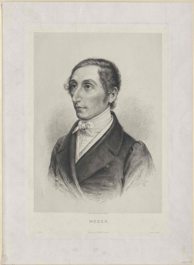 Karl Maria von Weber von Artist Unknown