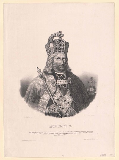 König Rudolf I. von Habsburg von Artist Unknown