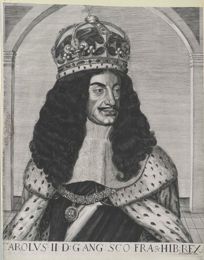 König von England Karl II. von Artist Unknown