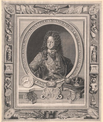 König von England Georg I. von Artist Unknown