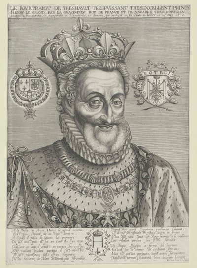 König von Frankreich Heinrich IV. von Artist Unknown