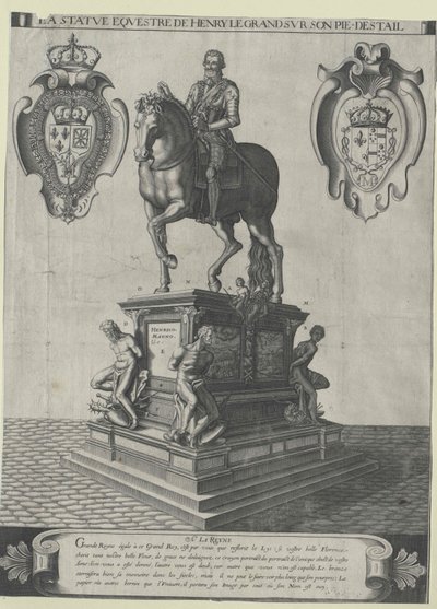 König von Frankreich Heinrich IV von Artist Unknown