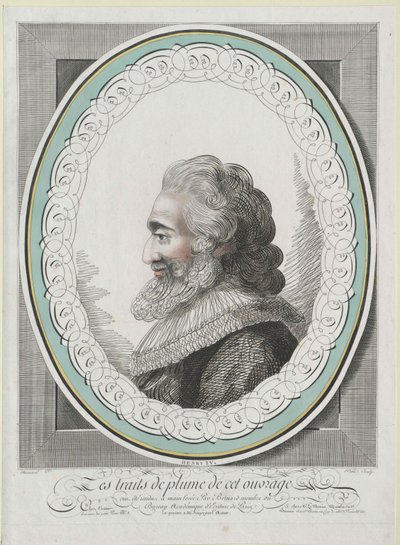 König von Frankreich Heinrich IV. von Artist Unknown