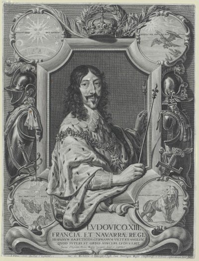 König von Frankreich Ludwig XIII von Artist Unknown