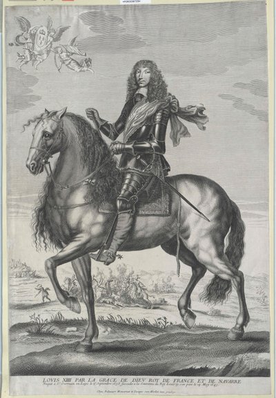 König von Frankreich Ludwig XIV. von Artist Unknown