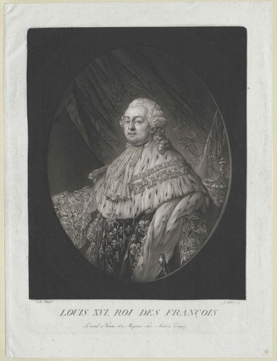 König von Frankreich Ludwig XVI. von Artist Unknown