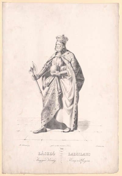 König von Ungarn Heiliger Ladislaus I. von Artist Unknown