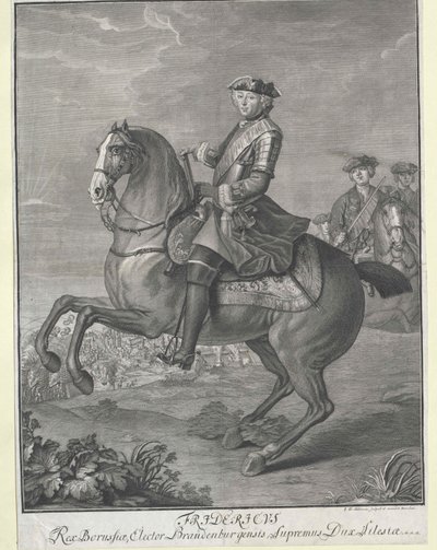 König von Preußen Friedrich II von Artist Unknown