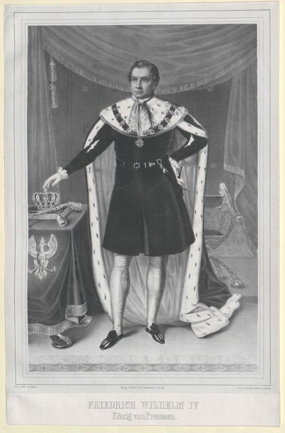König von Preußen Friedrich Wilhelm IV. von Artist Unknown