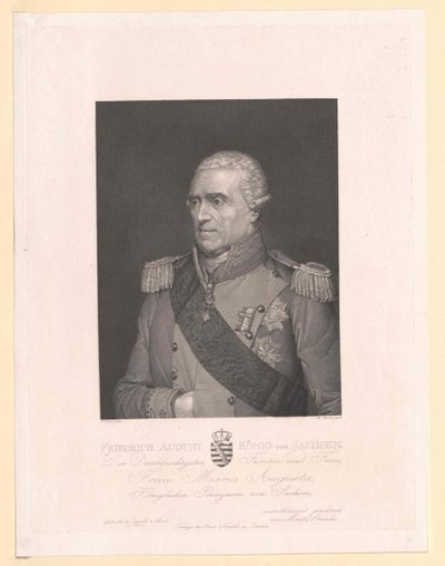 König von Sachsen Friedrich August I von Artist Unknown