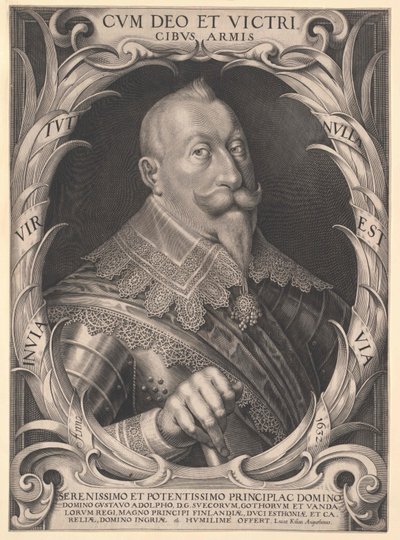 König von Schweden Gustav Adolf von Schweden von Artist Unknown
