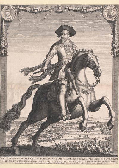 König von Schweden Gustav Adolf von Schweden von Artist Unknown