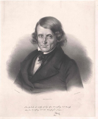 Leopold Zunz (Druck) von Artist Unknown