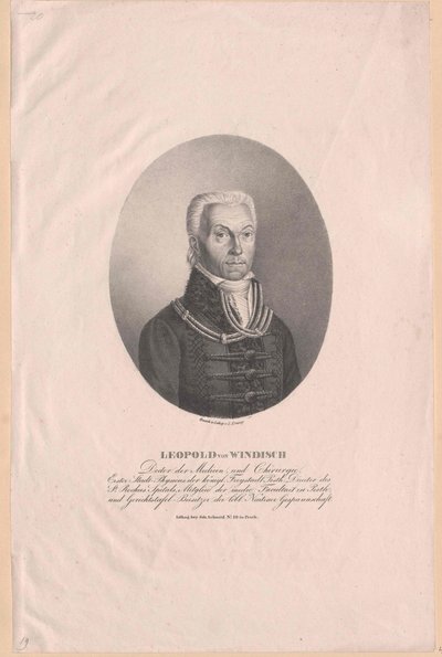 Leopold von Windisch (Druck) von Artist Unknown