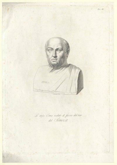 Lucius Annaeus Seneca von Artist Unknown