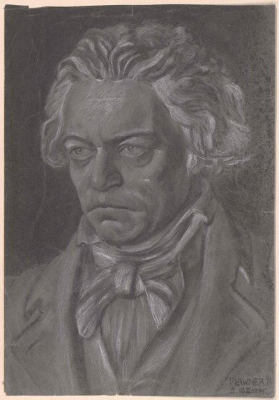 Ludwig van Beethoven von Artist Unknown