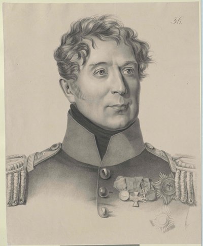 Mikhail Andreyevich Graf Miloradovich von Artist Unknown