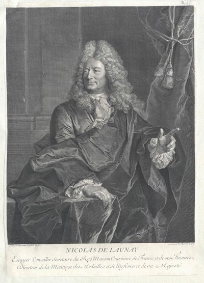 Nicolas de Launay von Artist Unknown