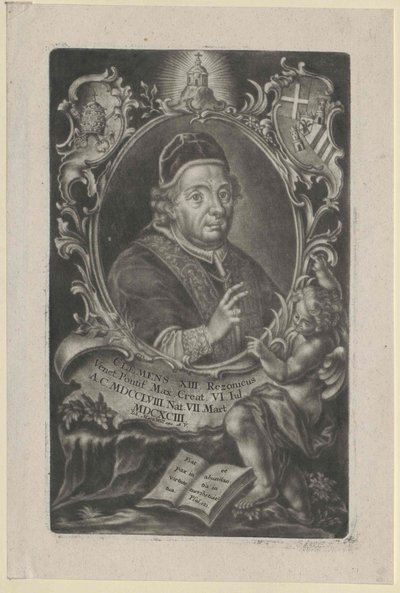 Papst Clemens XIII. von Artist Unknown