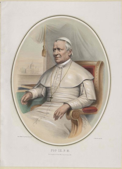 Papst Pius IX. von Artist Unknown
