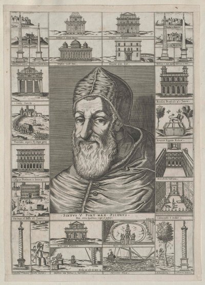 Papst Sixtus V von Artist Unknown