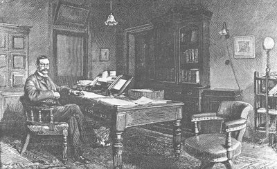 Porträt von Arthur Conan Doyle (Stich) von Artist Unknown