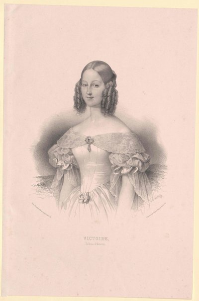 Prinzessin von Sachsen-Coburg-Gotha Victoria von Artist Unknown